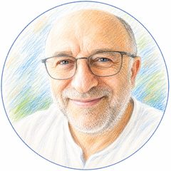 Portrait dessiné de l’auteur